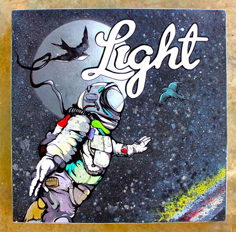 Mike "Truth" Johnston. Acrylic on canvas.